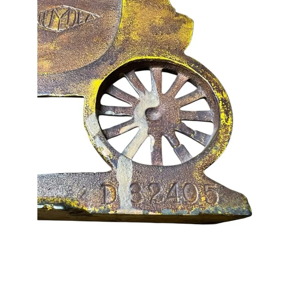 VTG‎  Nuydea Cast Iron Royal Mail Coach Door Stop / Bookend